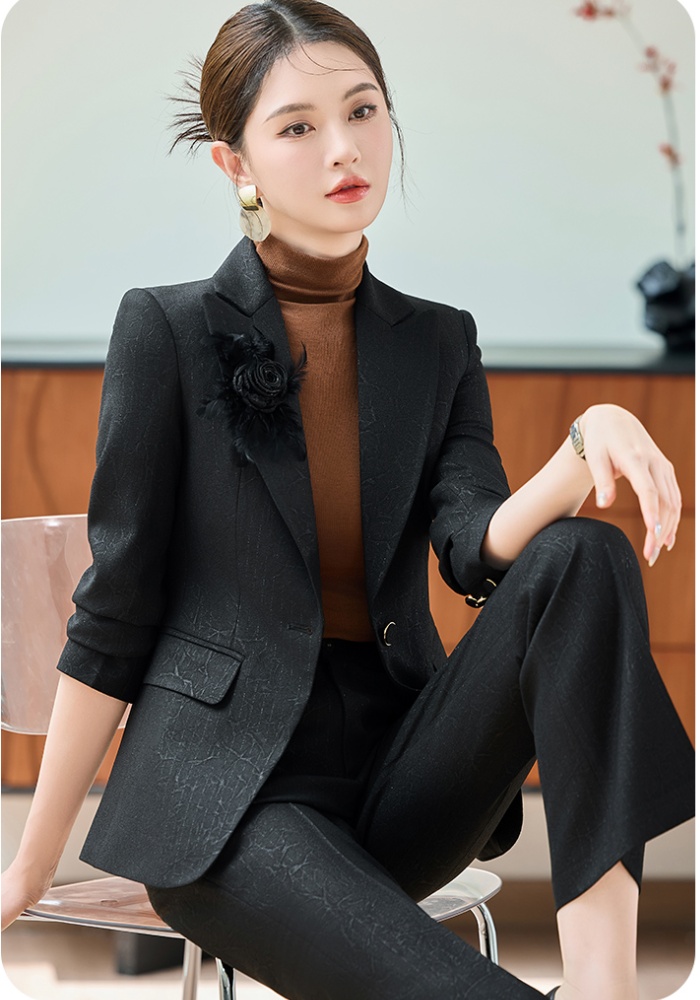 Host business suit commuting suit pants 2pcs set for women