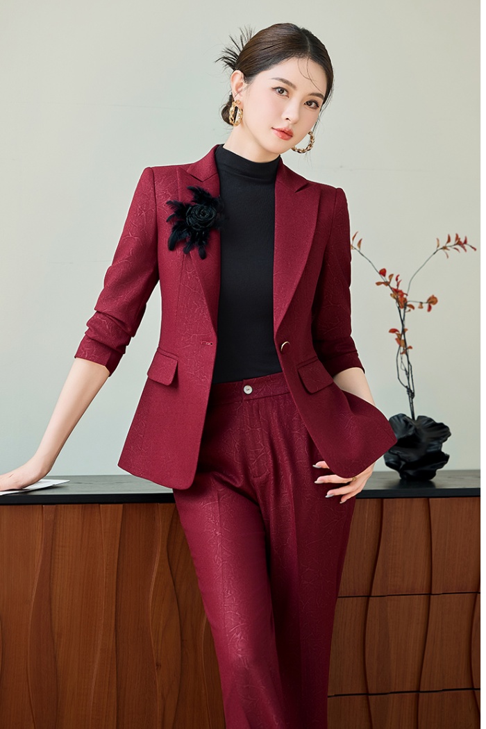 Host business suit commuting suit pants 2pcs set for women