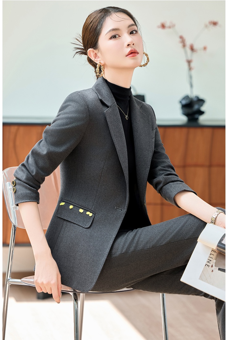 Autumn suit pants business suit 2pcs set for women