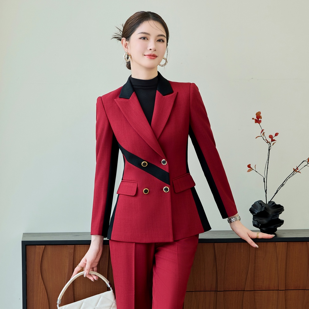 Autumn a buckle coat profession slim business suit