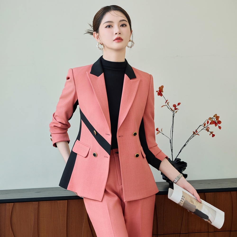 Autumn a buckle coat profession slim business suit