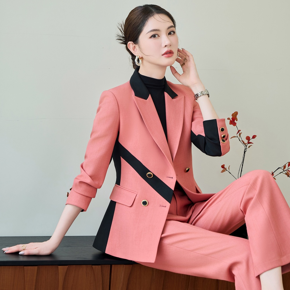 Autumn a buckle coat profession slim business suit