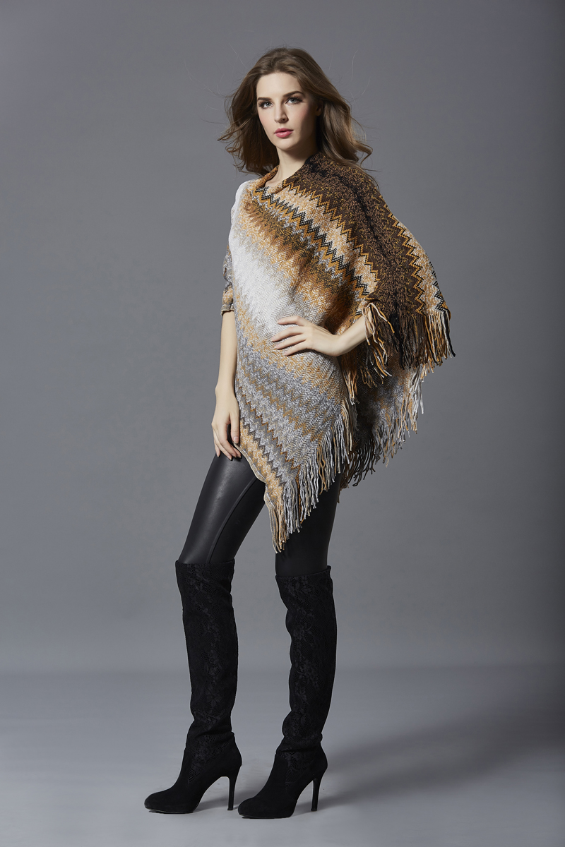 Tassels bat sleeve sweater autumn and winter coat
