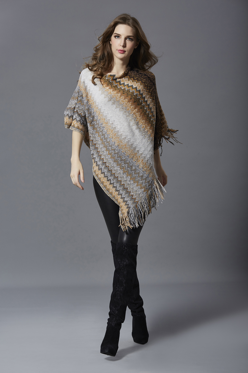 Tassels bat sleeve sweater autumn and winter coat