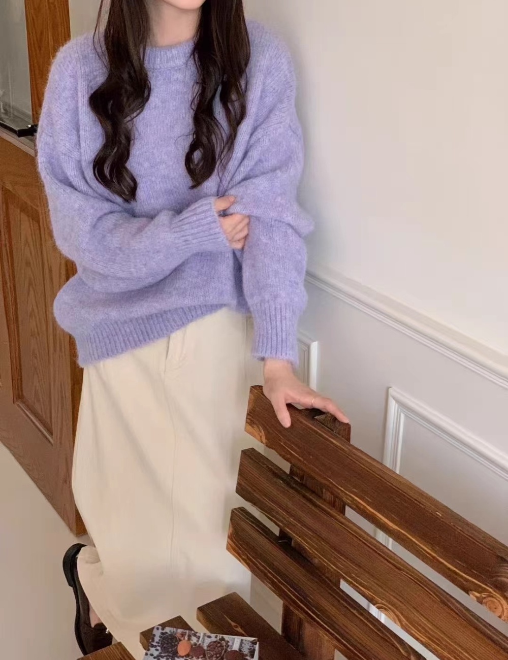 Autumn and winter bottoming tops loose lazy sweater