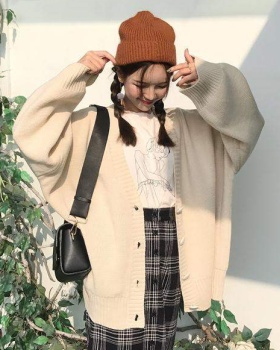 Loose autumn and winter sweater Korean style coat for women