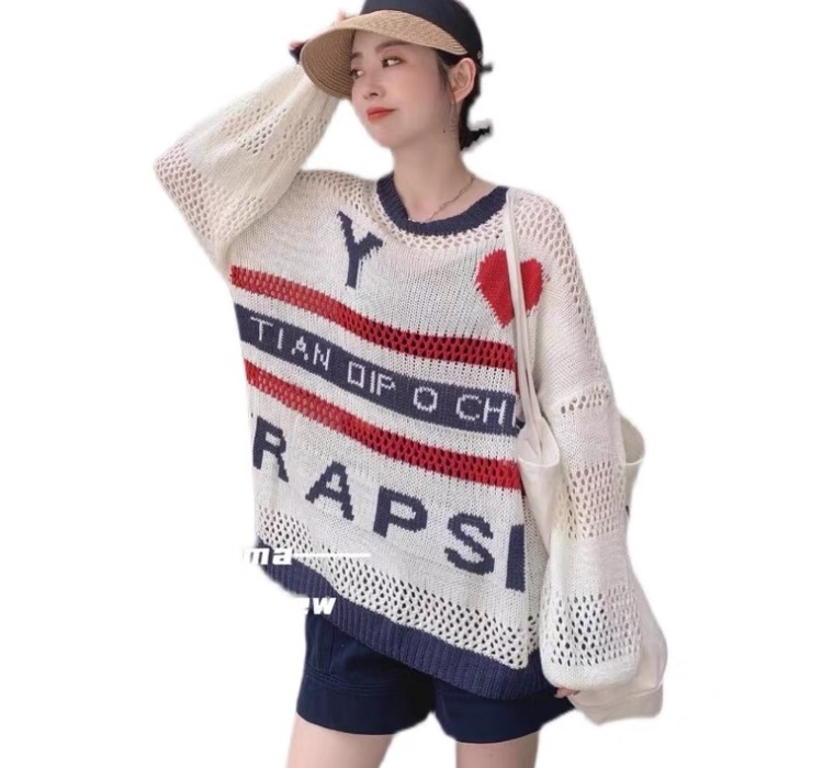 Mixed colors autumn sweater heart splice cardigan for women