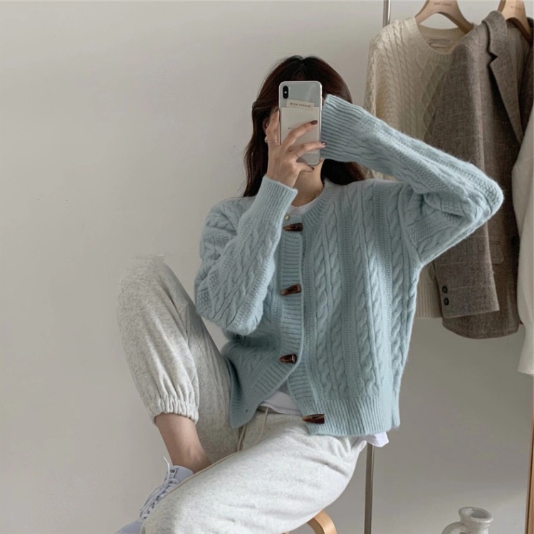 Spring short cardigan Korean style sweater for women