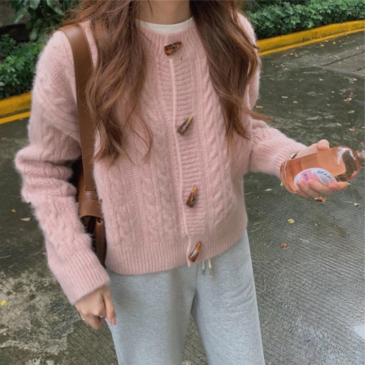 Spring short cardigan Korean style sweater for women