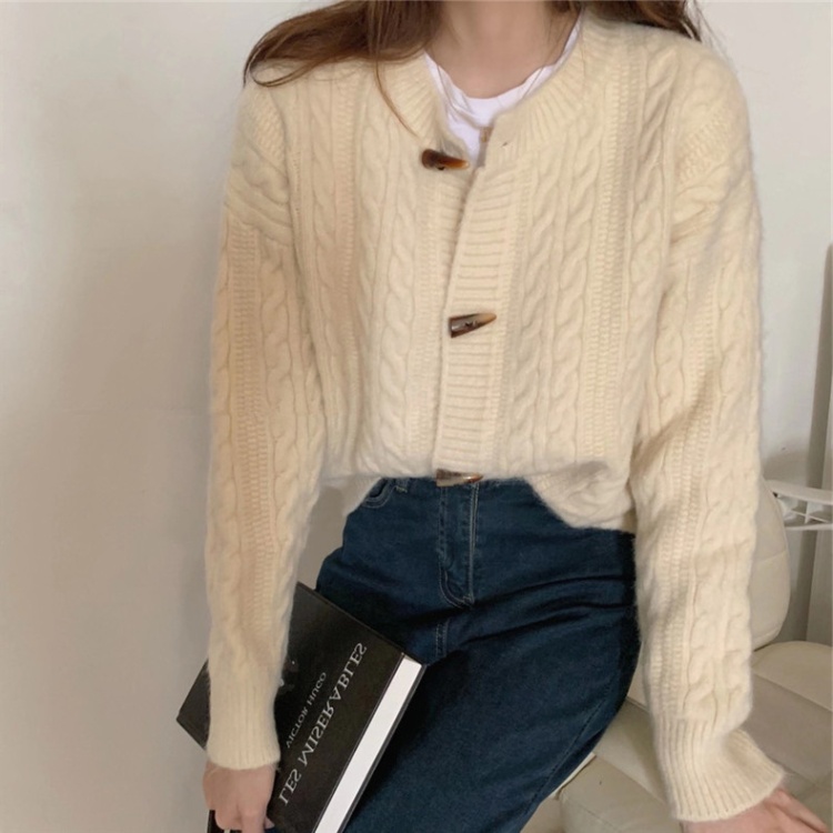 Spring short cardigan Korean style sweater for women