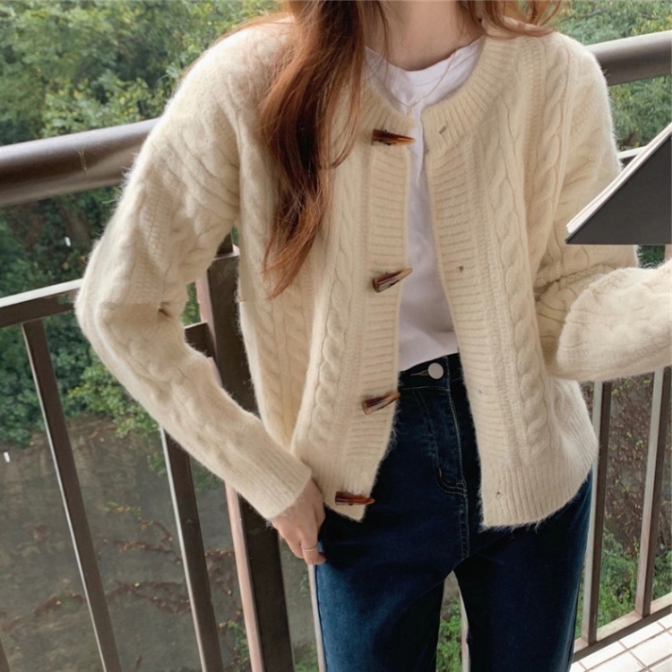 Spring short cardigan Korean style sweater for women