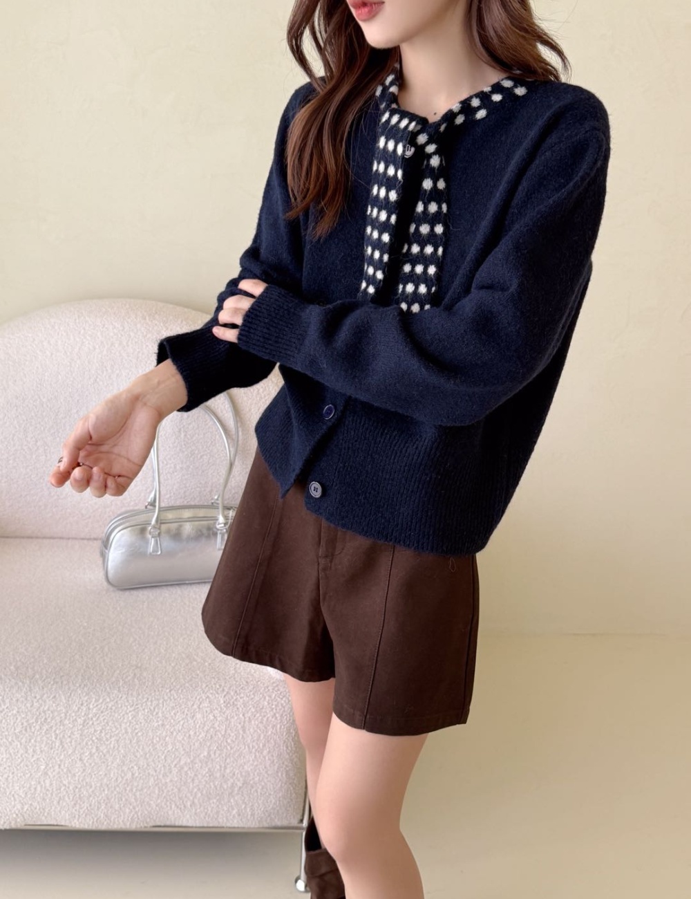 Long sleeve sweater Cover belly scarves for women