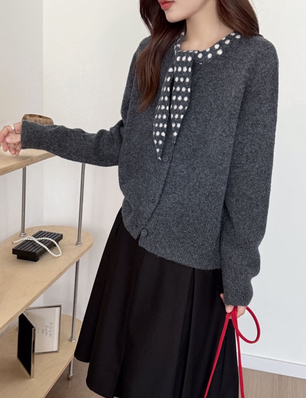 Long sleeve sweater Cover belly scarves for women