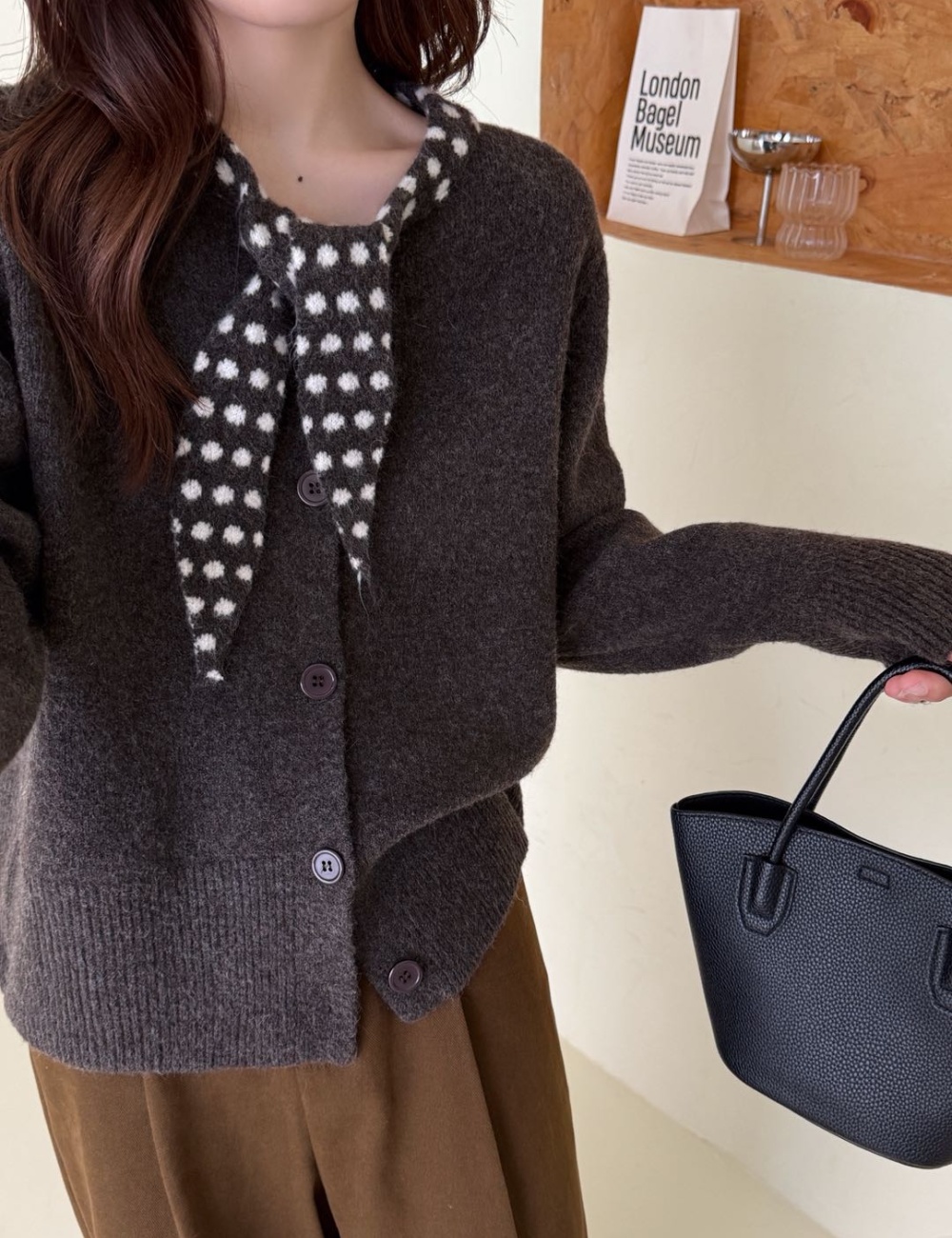 Long sleeve sweater Cover belly scarves for women