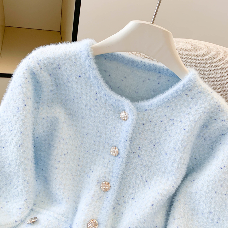 Chanelstyle temperament tops soft sweater for women