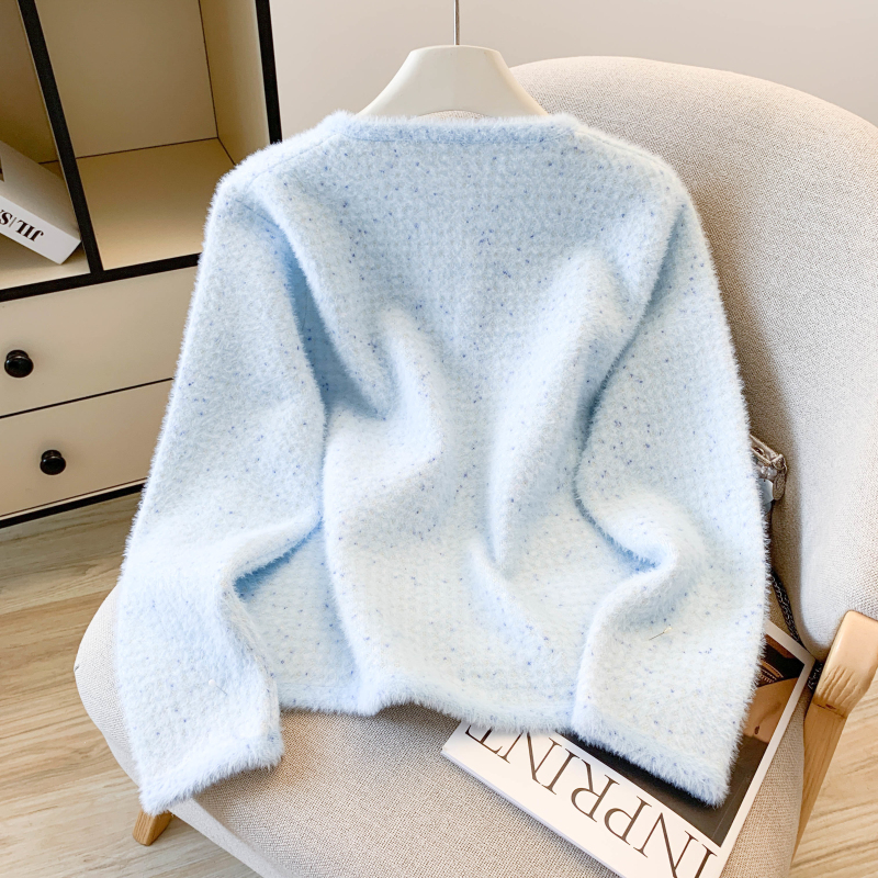 Chanelstyle temperament tops soft sweater for women