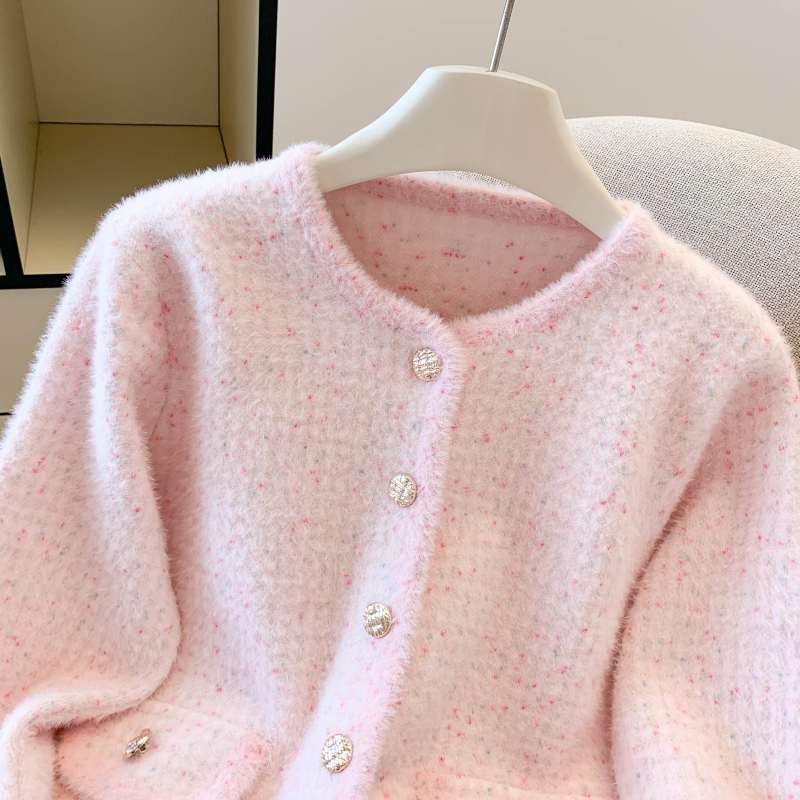 Chanelstyle temperament tops soft sweater for women
