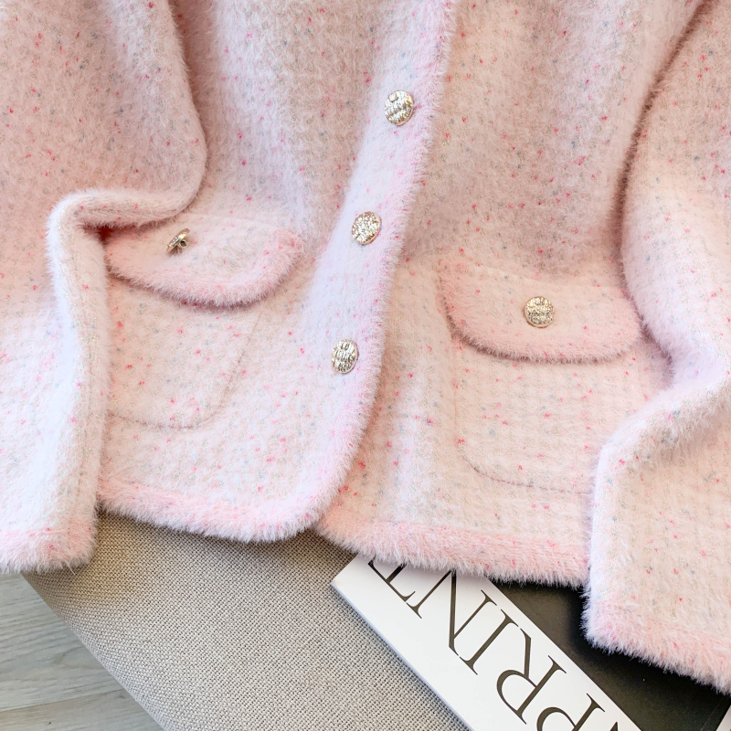 Chanelstyle temperament tops soft sweater for women