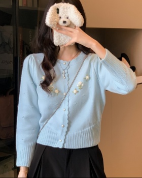 Stereoscopic sweater sweet cardigan for women