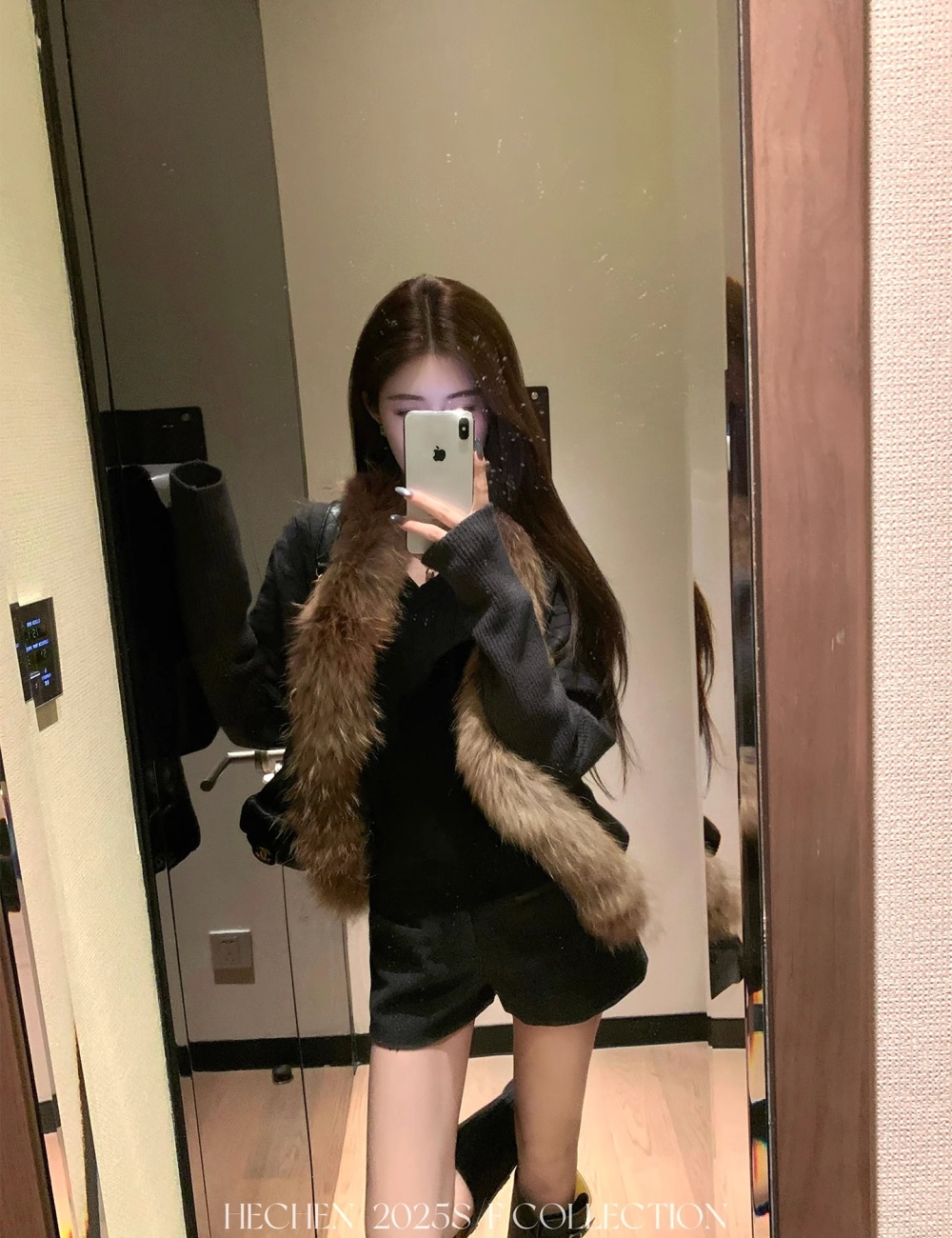 Korean style long sleeve sweater knitted coat