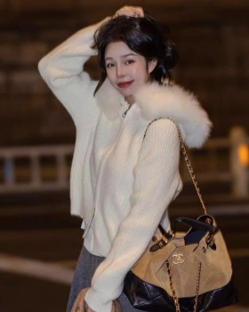 Hooded lazy coat autumn and winter sweater for women