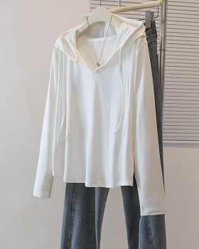 Autumn fashion tops large yard long sleeve T-shirt for women