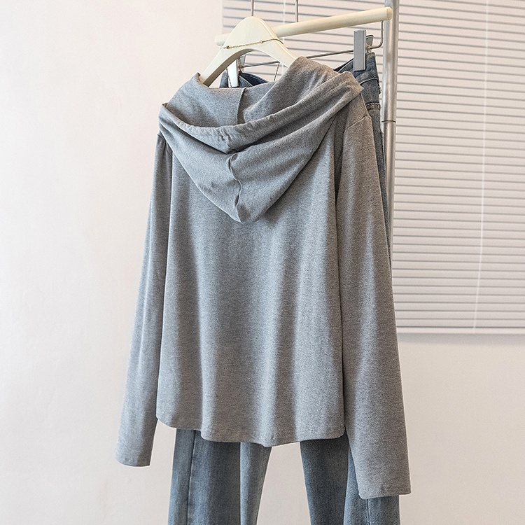 Autumn fashion tops large yard long sleeve T-shirt for women