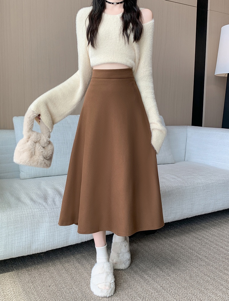 All-match big skirt high waist large yard skirt