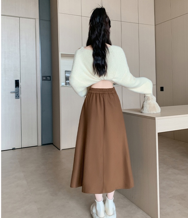 All-match big skirt high waist large yard skirt