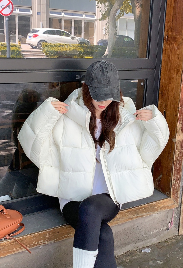 Down cotton coat American style bread clothing for women