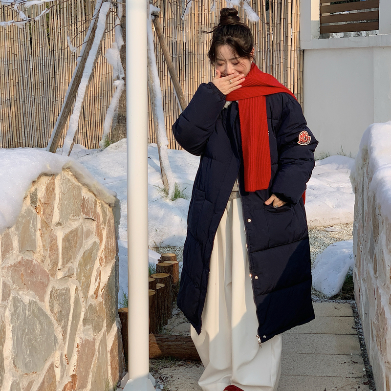 Winter college style cotton coat loose thick coat for women