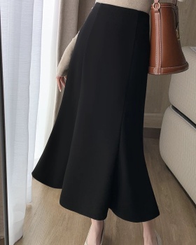 Woolen mermaid autumn and winter skirt for women