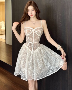Sling slim corset thick and disorderly ballet dress