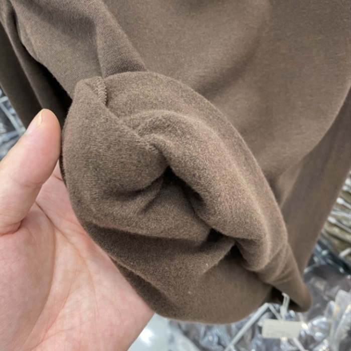 Inside the ride tops thick bottoming shirt for women
