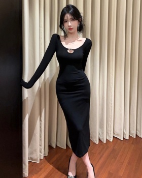 Package hip sexy France style hollow slim dress for women