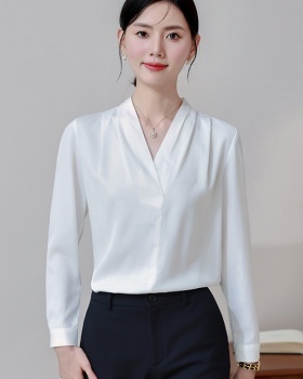 Commuting all-match temperament autumn slim shirt