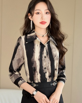 All-match profession autumn slim shirt for women