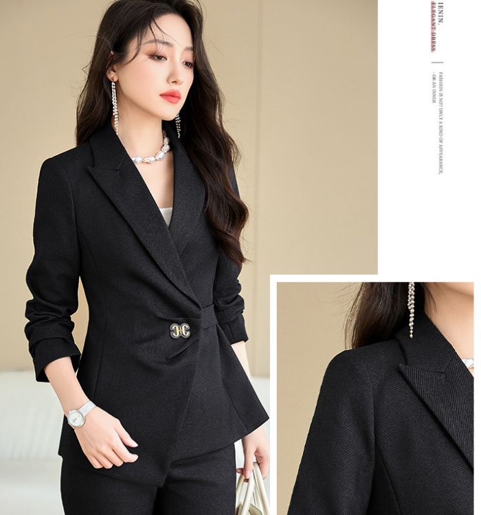 Fashion business suit overalls coat for women