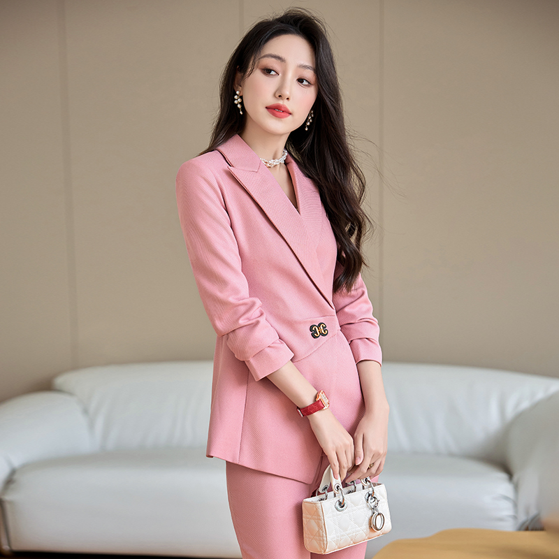 Fashion business suit overalls coat for women