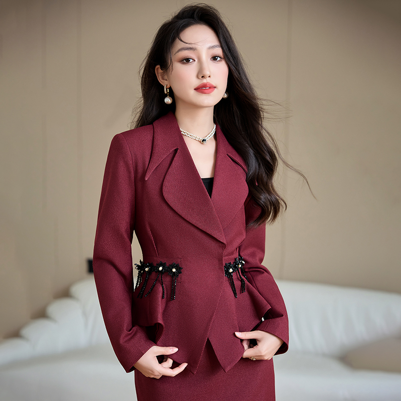 Autumn commuting business suit slim coat for women