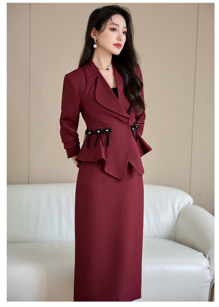 Autumn commuting business suit slim coat for women