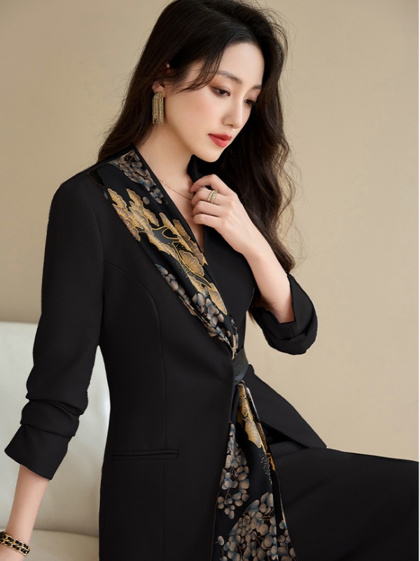 Autumn slim coat profession temperament skirt 2pcs set