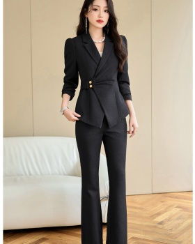 Commuting suit pants coat 2pcs set for women
