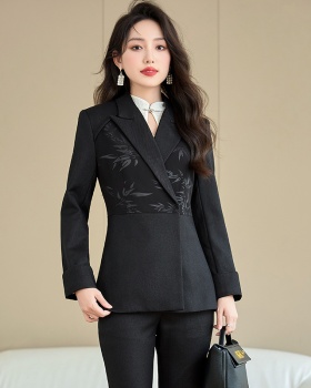 Slim business suit suit pants 2pcs set for women