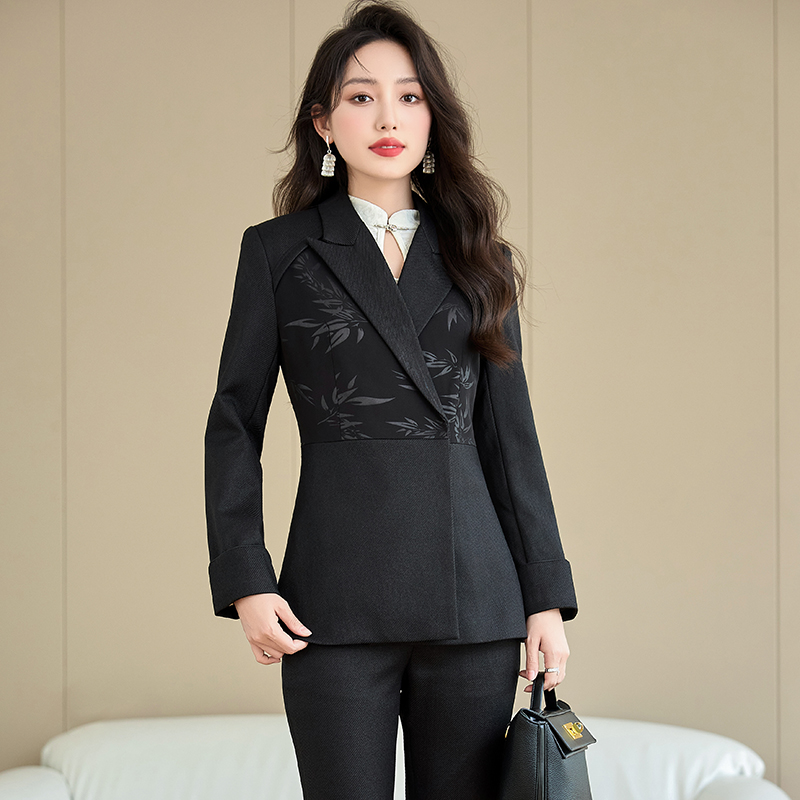 Slim business suit suit pants 2pcs set for women