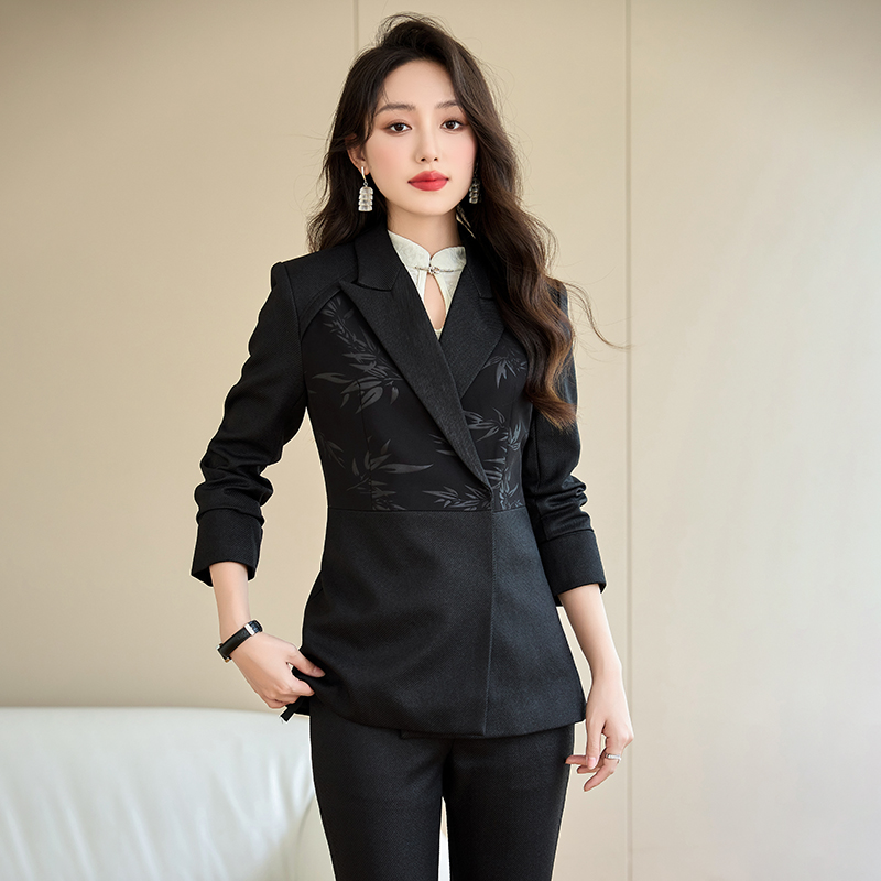 Slim business suit suit pants 2pcs set for women