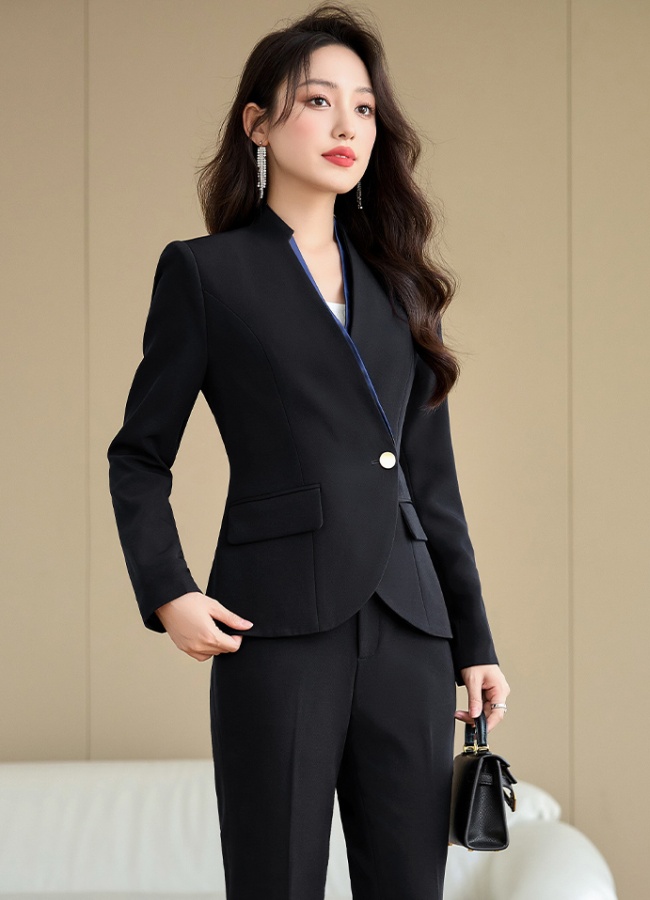 Temperament slim business suit 2pcs set for women