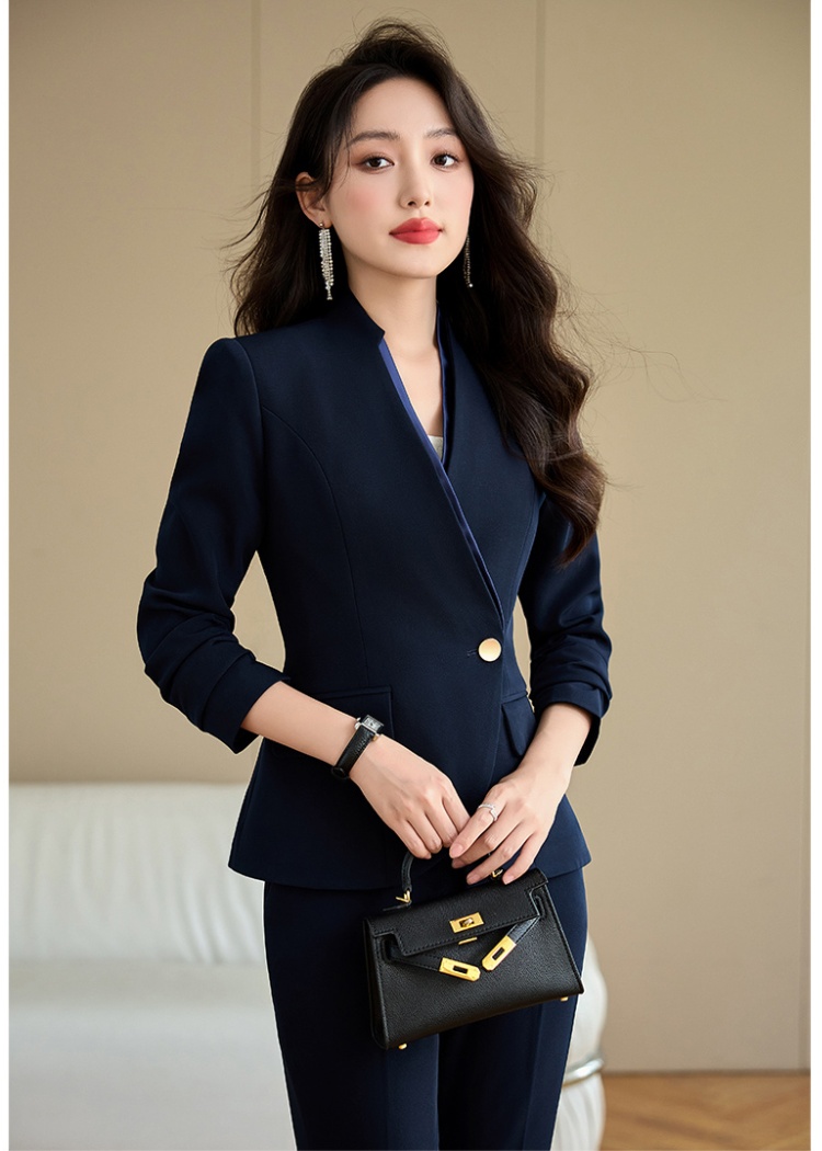 Temperament slim business suit 2pcs set for women