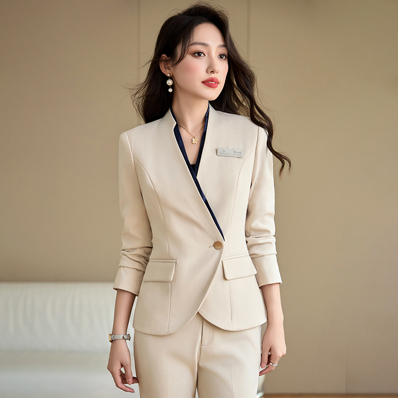 Temperament slim business suit 2pcs set for women