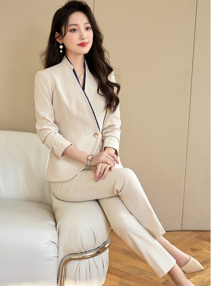 Temperament slim business suit 2pcs set for women